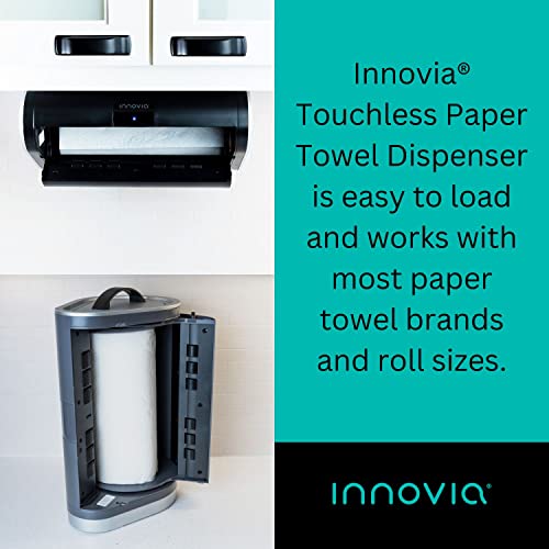 Innovia Automatic Paper Towel Dispenser. Touchless Technology. Works with Most Paper Towel Brands and Sizes. Dispenses The Number of Sheets You Need. White, Under Cabinet Mounted. - ShopEbonyMonique