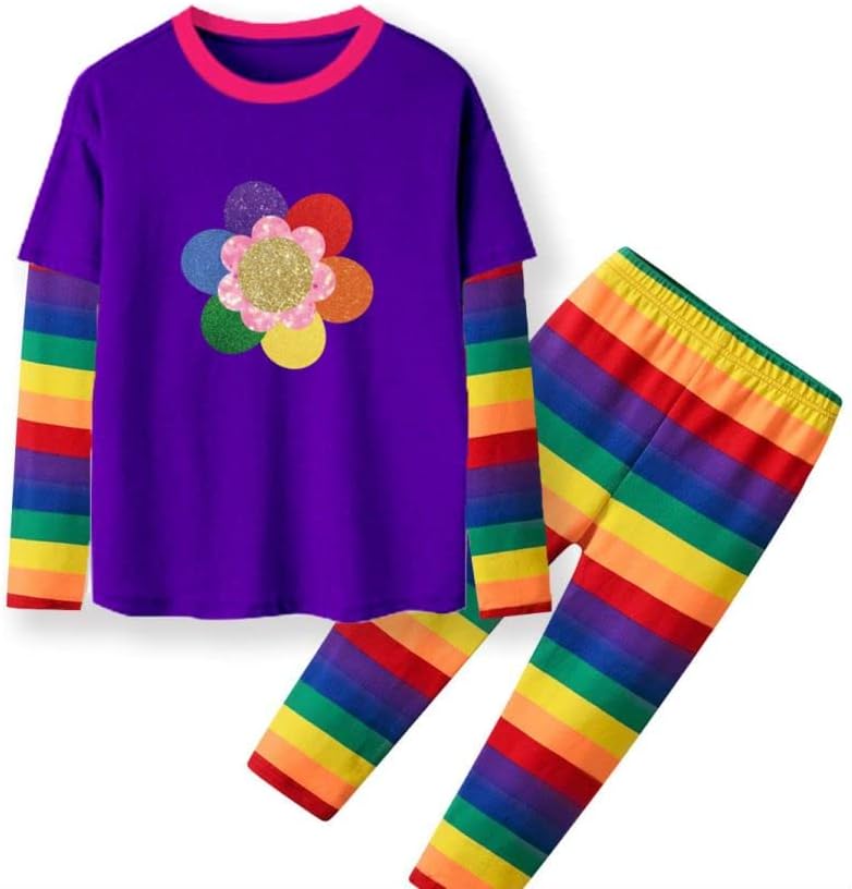 EM girls clothes toddler outfits - little kids shirts & leggings winter fashion clothing sets, cute birthday gifts - ShopEbonyMonique