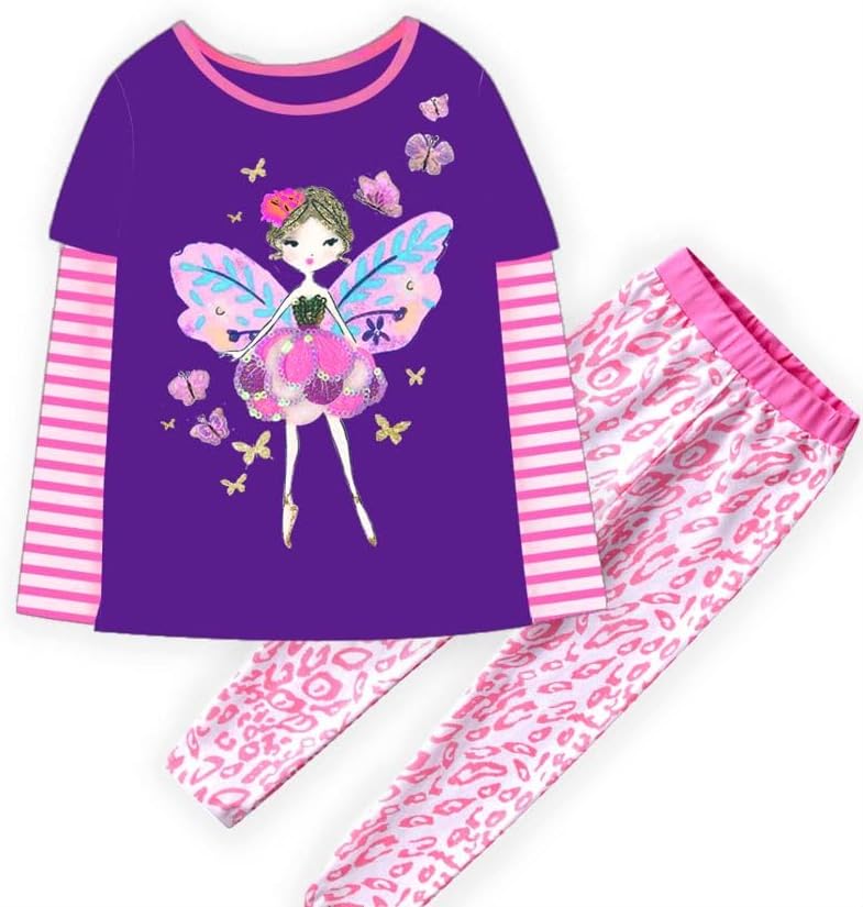 EM girls clothes toddler outfits - little kids shirts & leggings winter fashion clothing sets, cute birthday gifts - ShopEbonyMonique