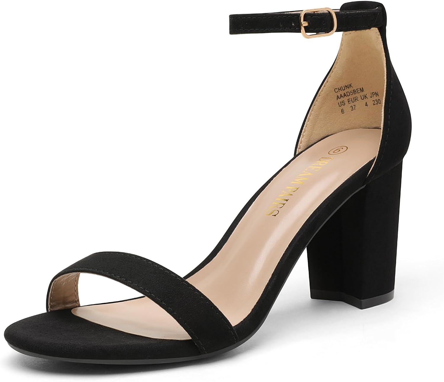 EM Women's Chunk Low Heel Pump - ShopEbonyMonique