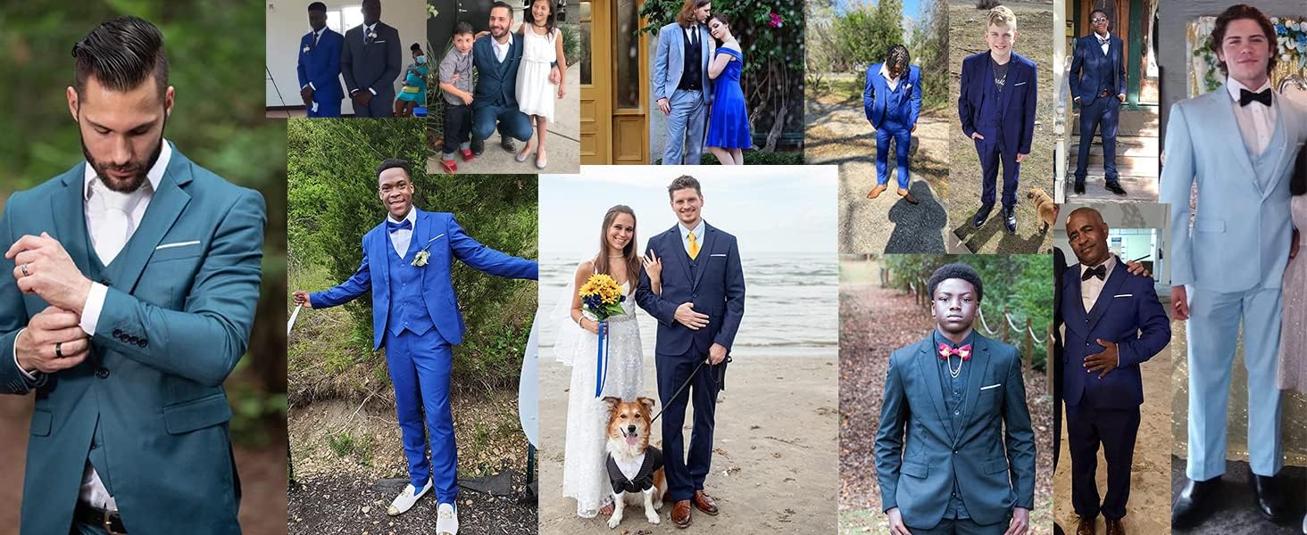 EM Men's 3 Pieces Suit - ShopEbonyMonique