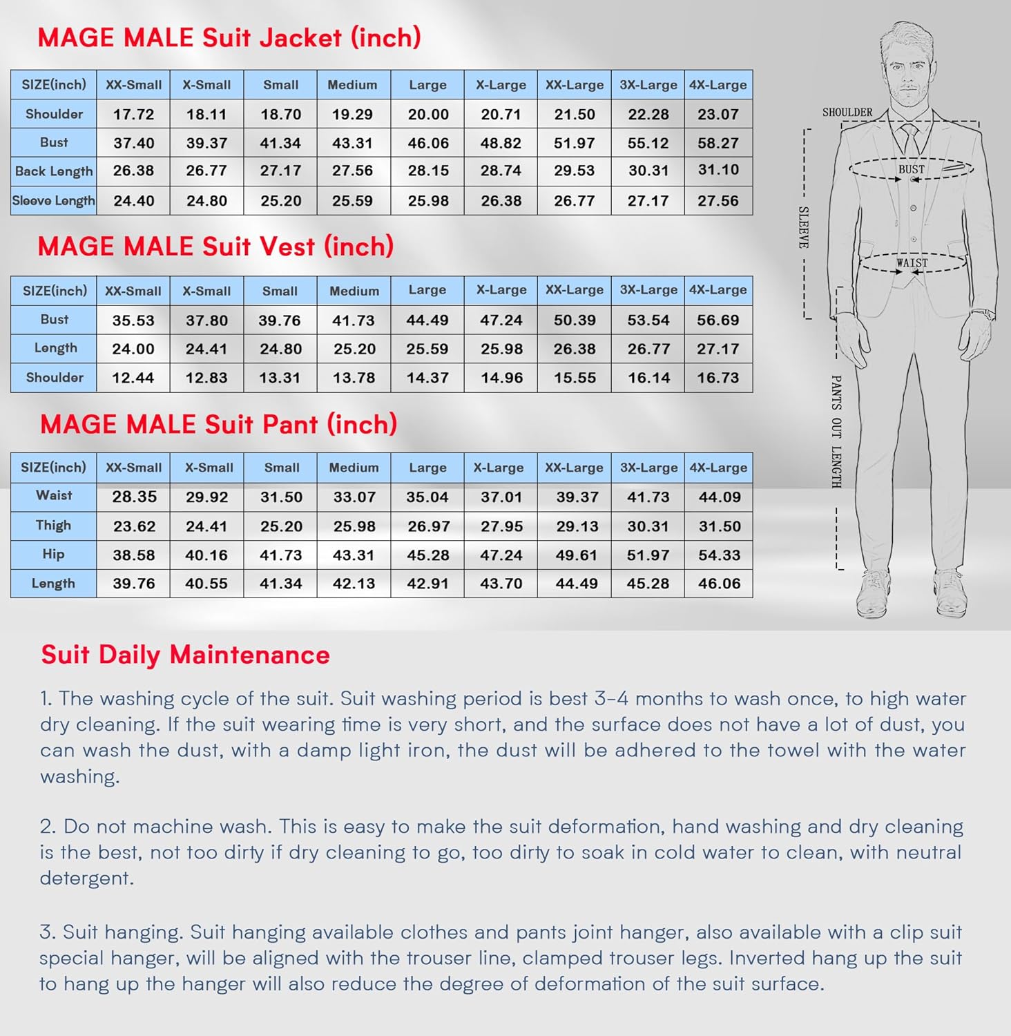 EM Men's 3 Pieces Suit - ShopEbonyMonique