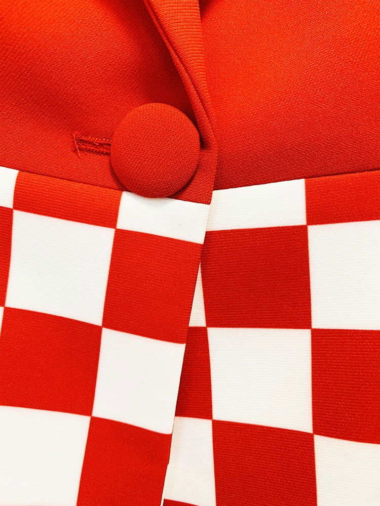 Checker Pants Blazer Suit - ShopEbonyMonique