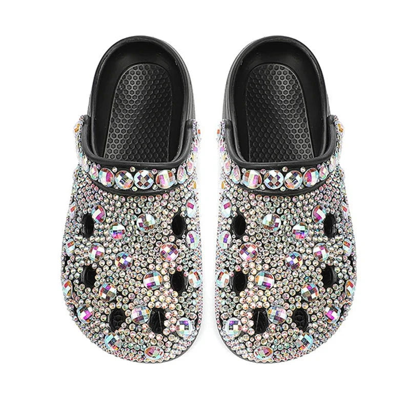 Comfy Rhinestone  Sandals - ShopEbonyMonique