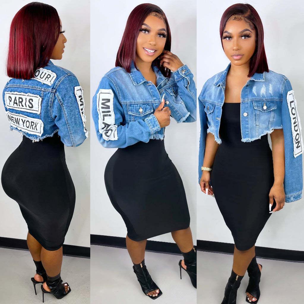 Crop Been Around The World Jacket - ShopEbonyMonique