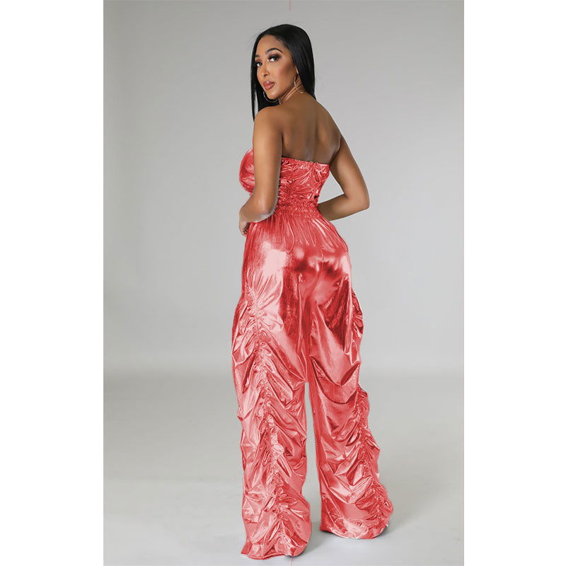 Crop Top and Ruffles Set - ShopEbonyMonique