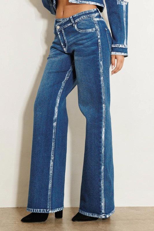 Crossed Out  wide jeans - ShopEbonyMonique