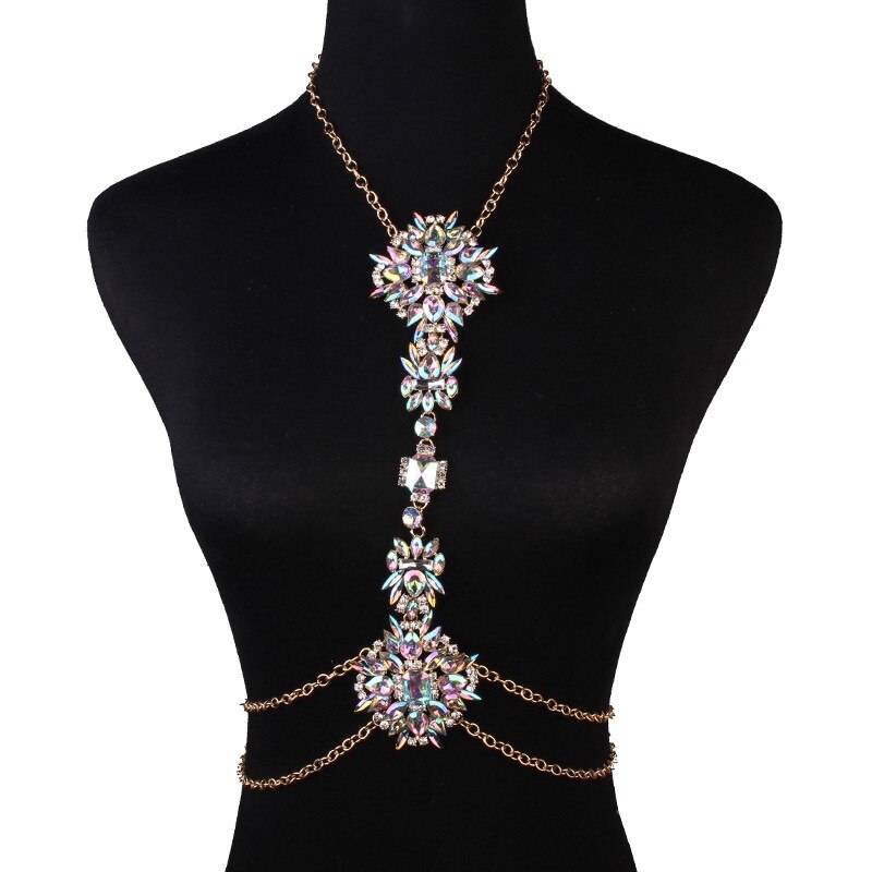 Crystal Body Chain Necklace - ShopEbonyMonique