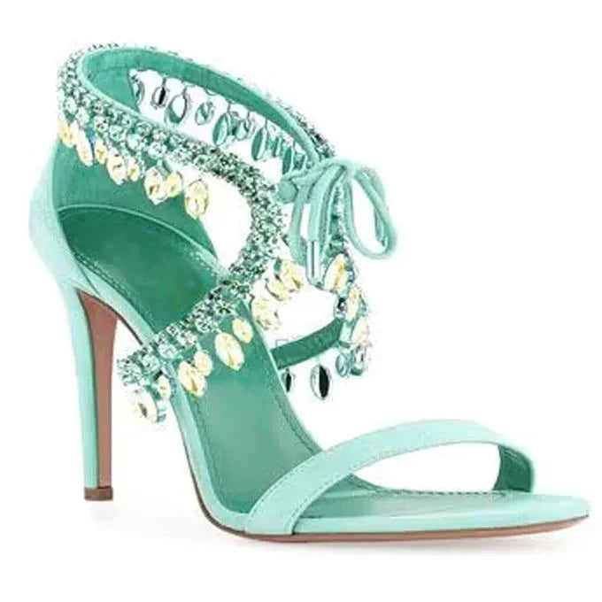 Dazzling Crystal Tassel Shoes - ShopEbonyMonique