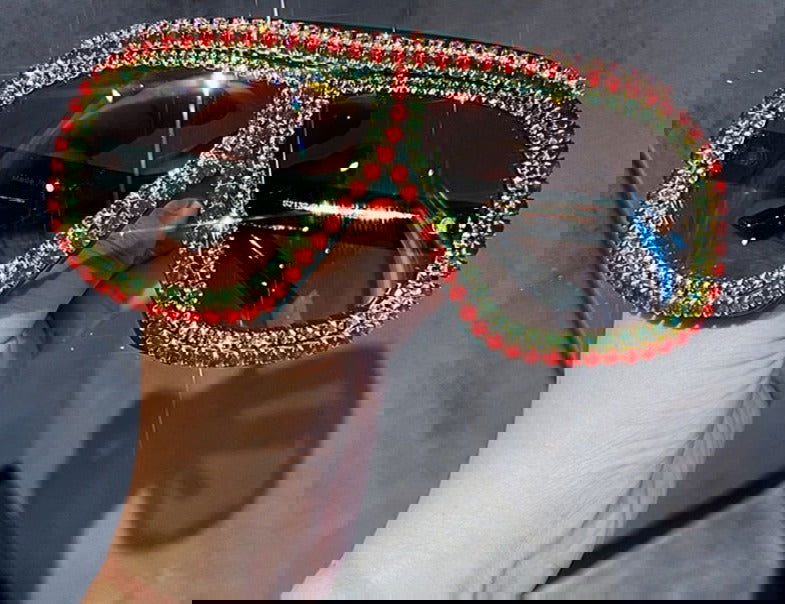 Designer Bling Y2K Sunglasses - ShopEbonyMonique