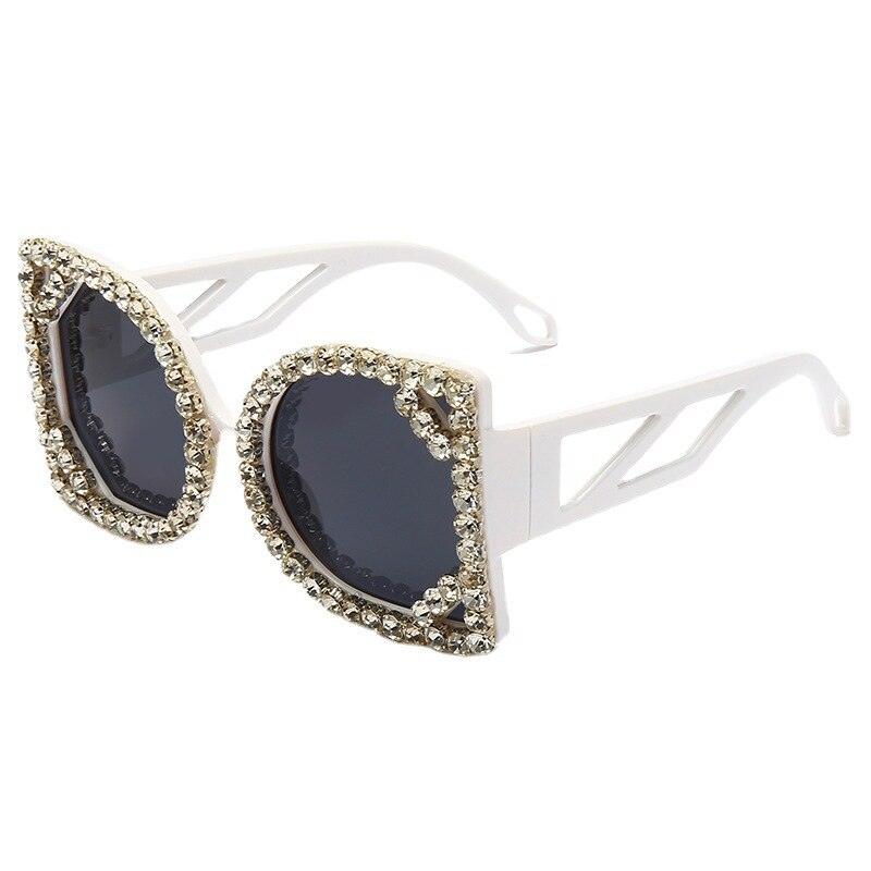 Diamond-studded Sunglasses - ShopEbonyMonique