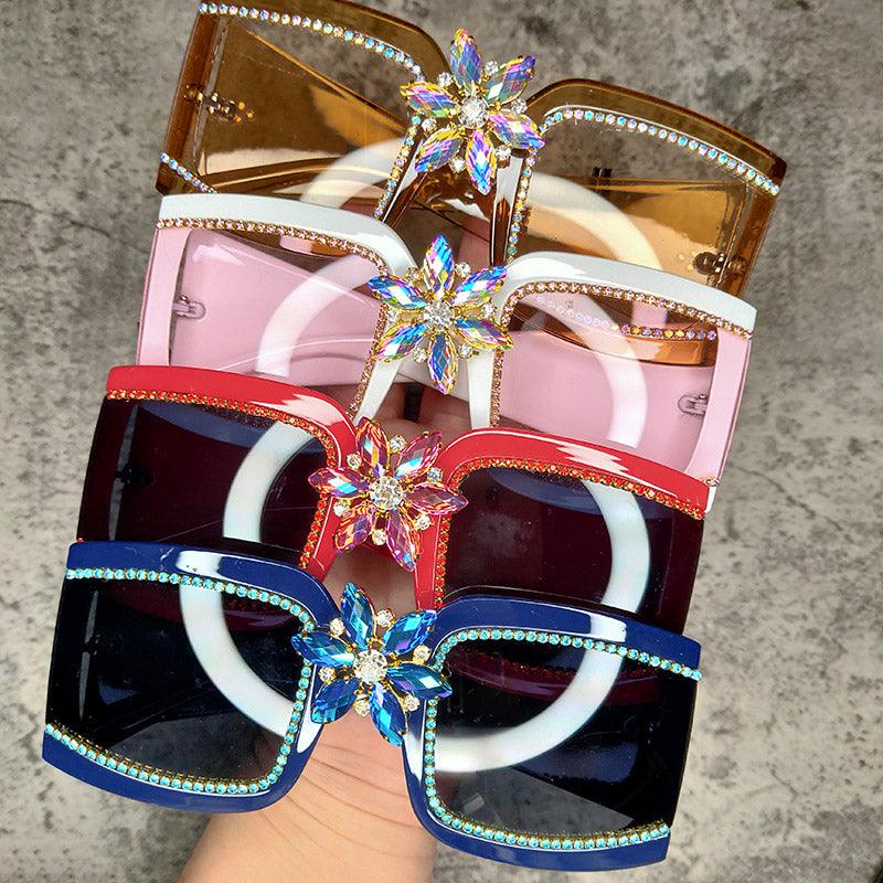 Diamond Vintage Sunglasses - ShopEbonyMonique