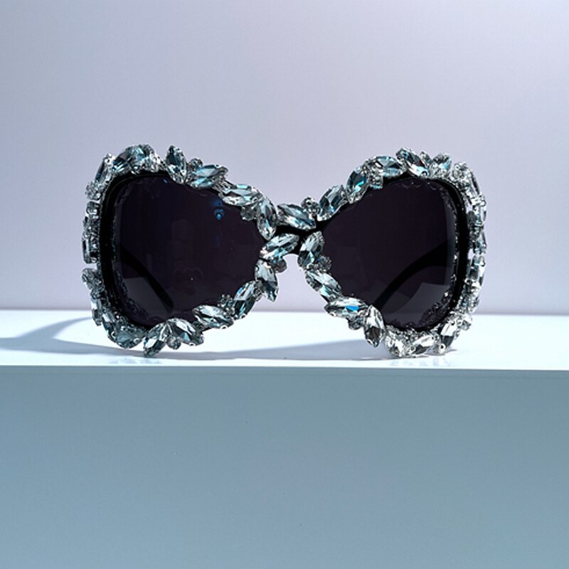 Diamond Y2k Oversized Punk Sunglasses - ShopEbonyMonique