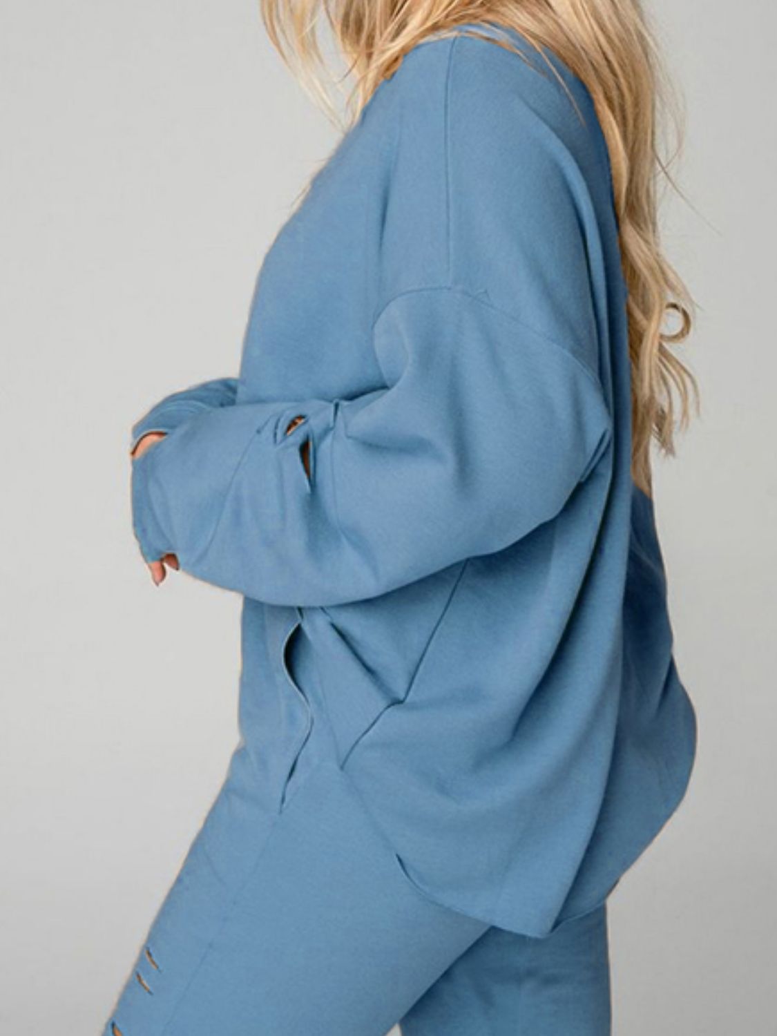 Distressed  Joggers Set - ShopEbonyMonique