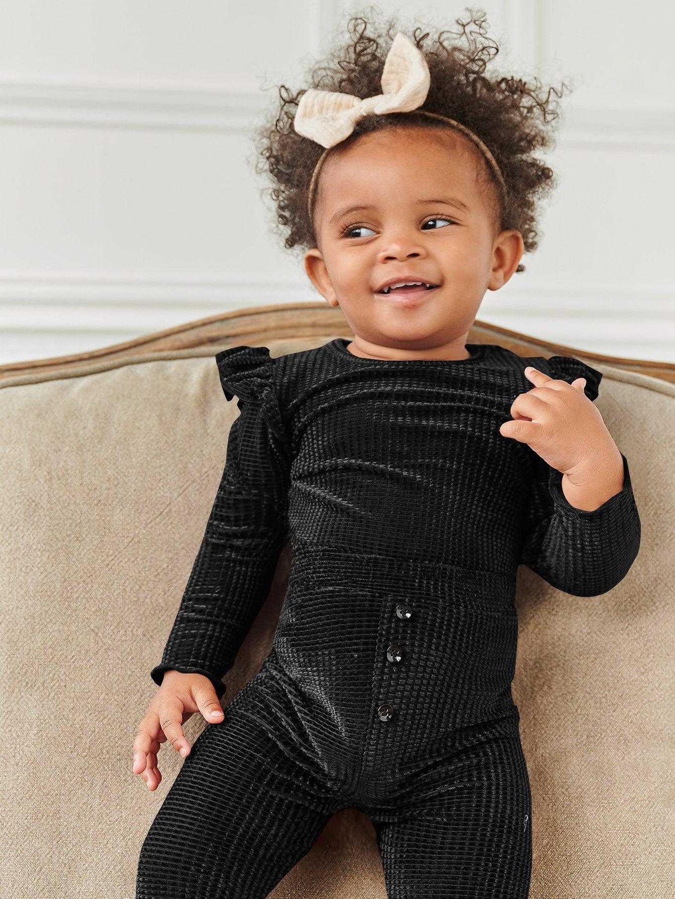 EM Baby Velvet  Pants set - ShopEbonyMonique