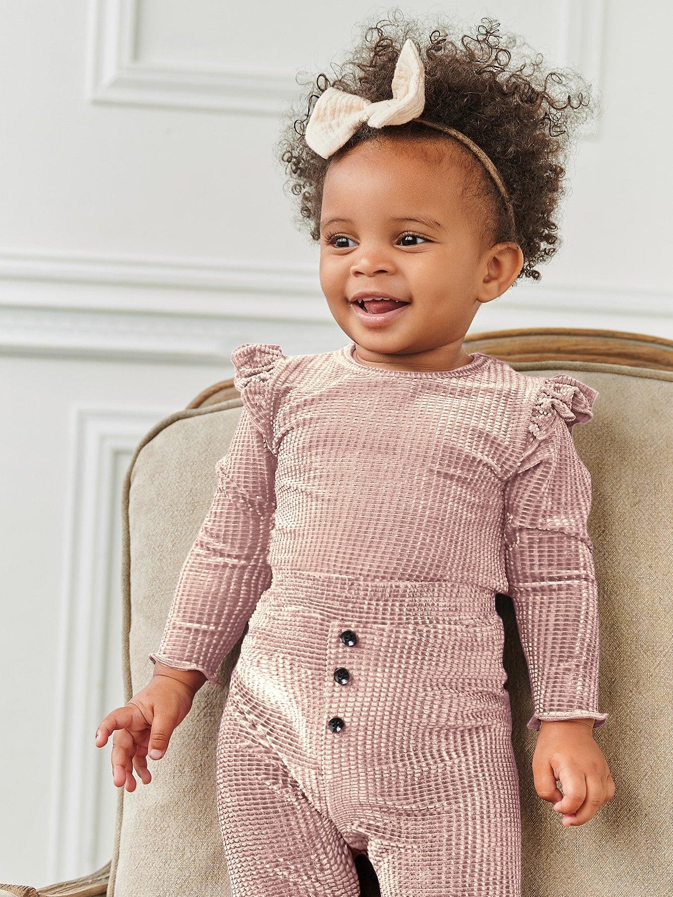 EM Baby Velvet  Pants set - ShopEbonyMonique