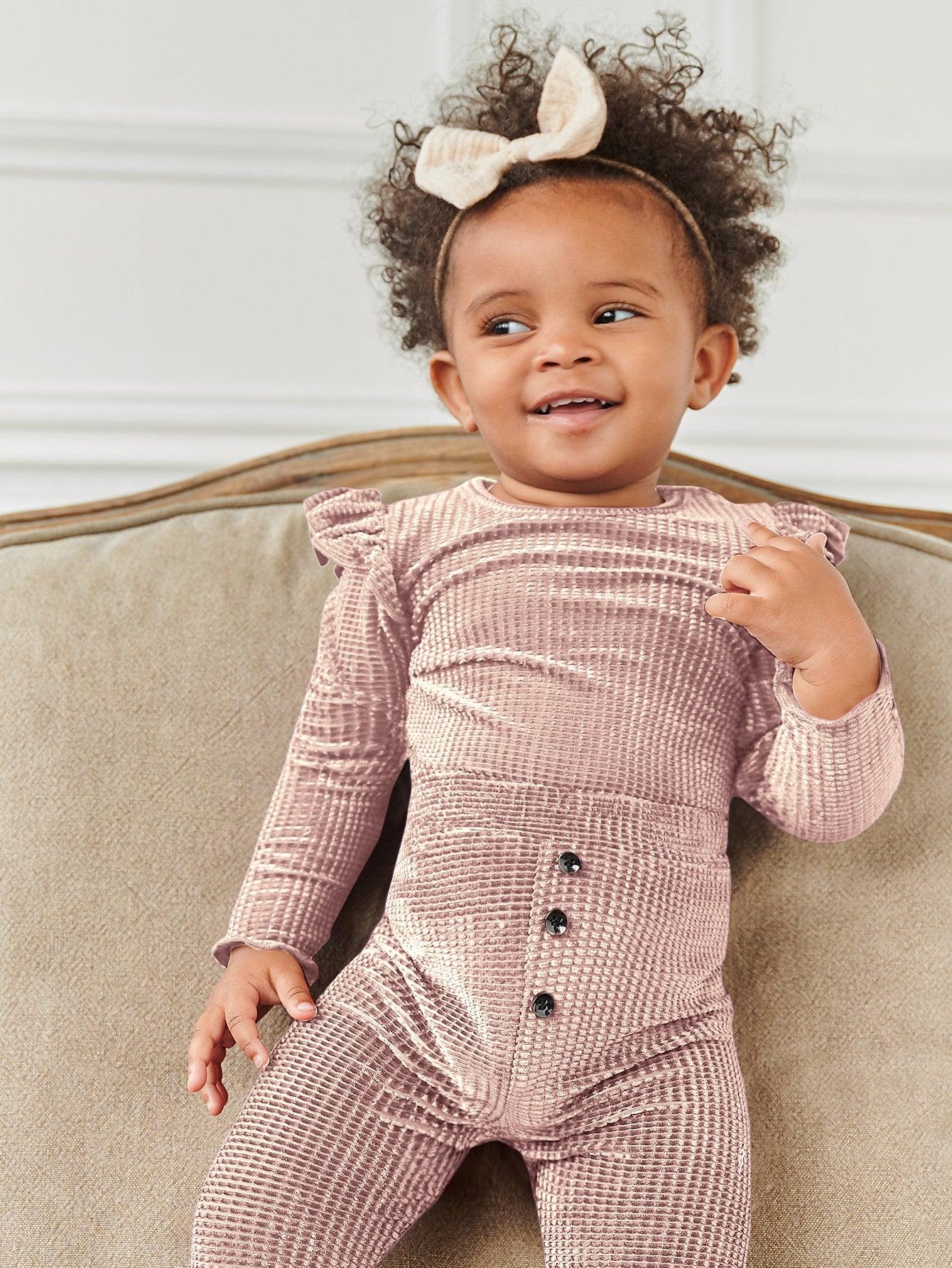 EM Baby Velvet  Pants set - ShopEbonyMonique