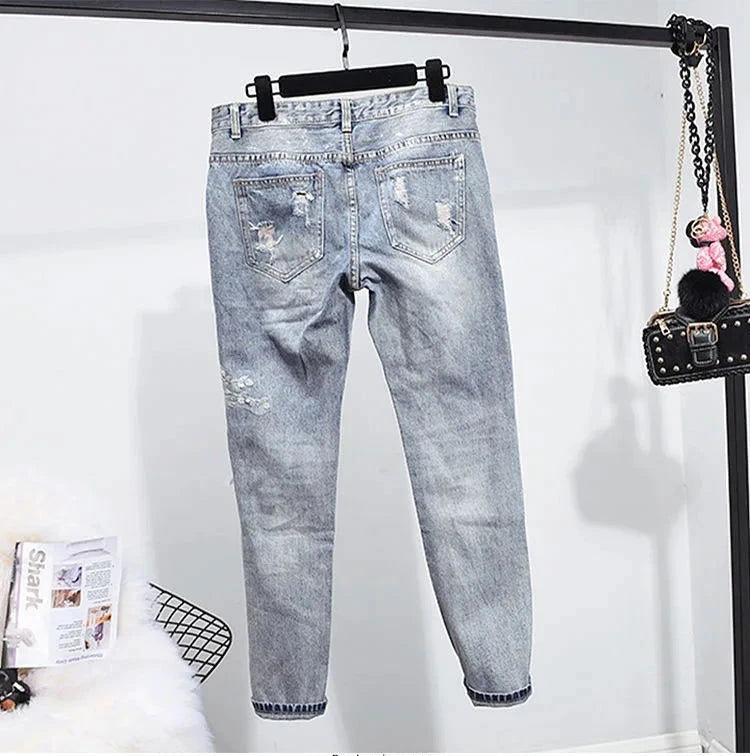 EM Fashion Denim Pants Sets - ShopEbonyMonique