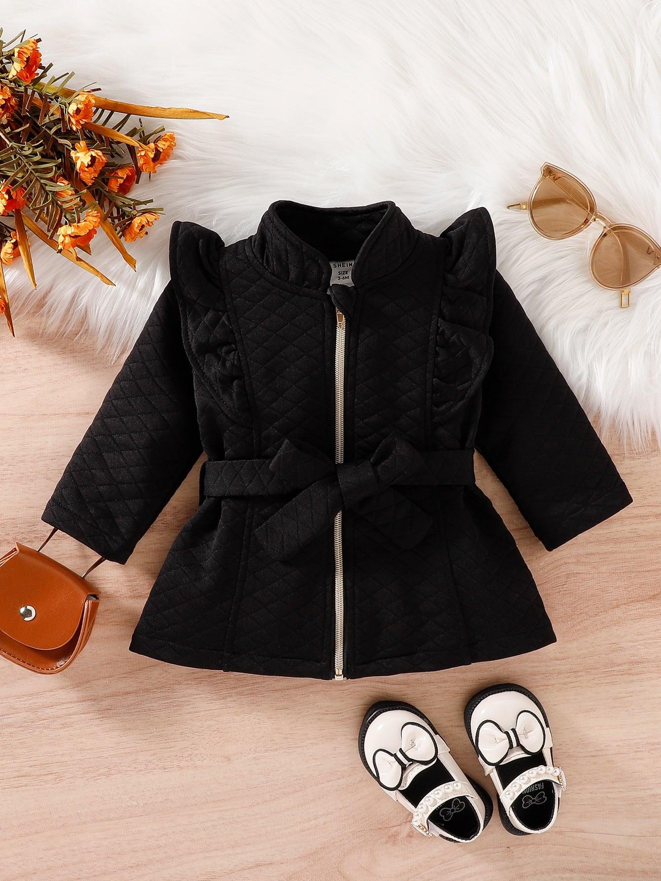 EM Kids Belted Coat - ShopEbonyMonique