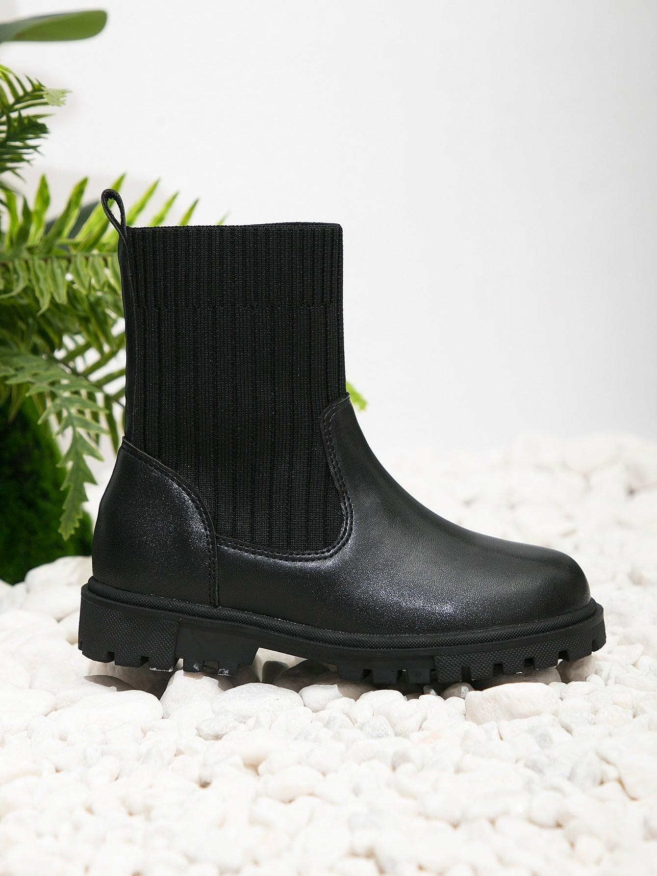 EM Kids Slip-On Sock Boots - ShopEbonyMonique