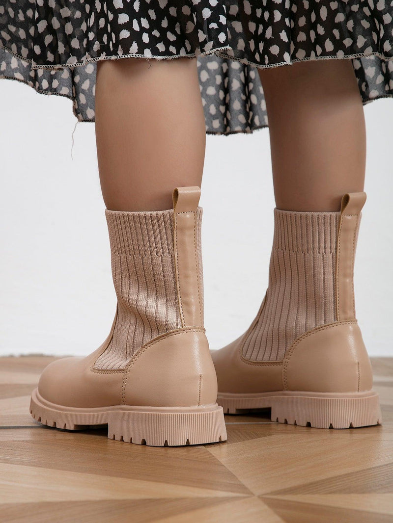 EM Kids Slip-On Sock Boots - ShopEbonyMonique