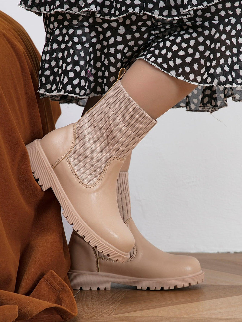 EM Kids Slip-On Sock Boots - ShopEbonyMonique