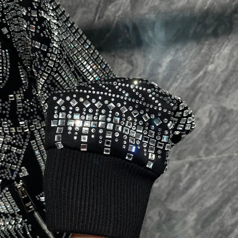 EM Luxury Brand Diamond Mens Jacket - ShopEbonyMonique