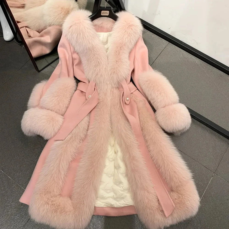 EM Luxury Long Wool Coat - ShopEbonyMonique