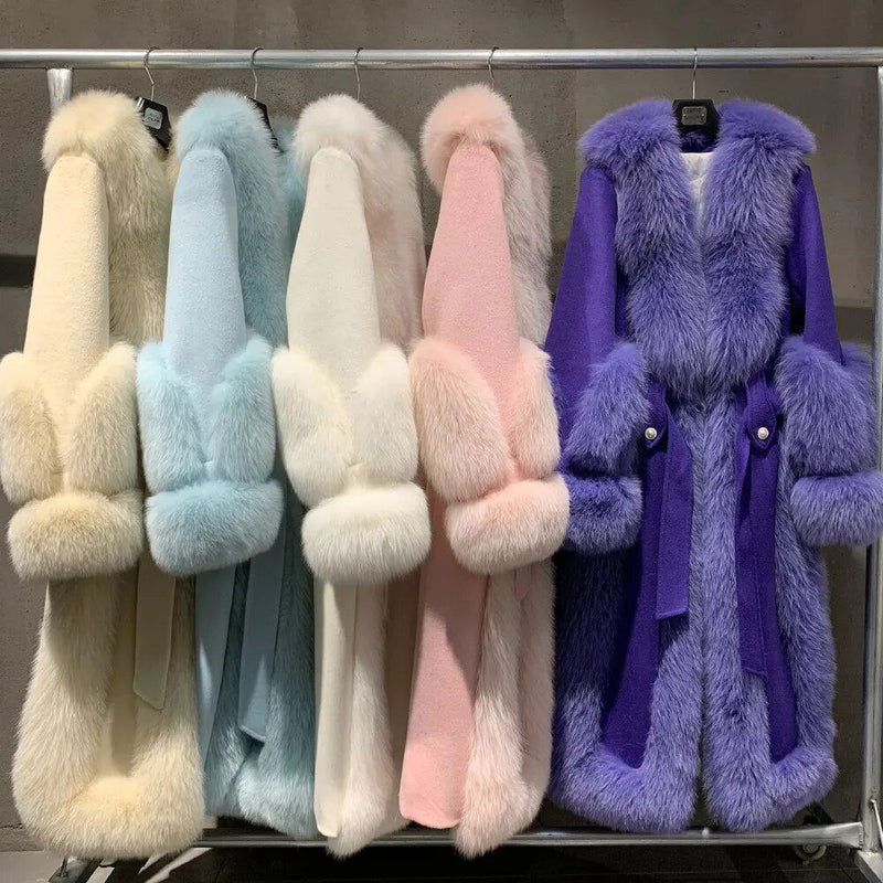 EM Luxury Long Wool Coat - ShopEbonyMonique