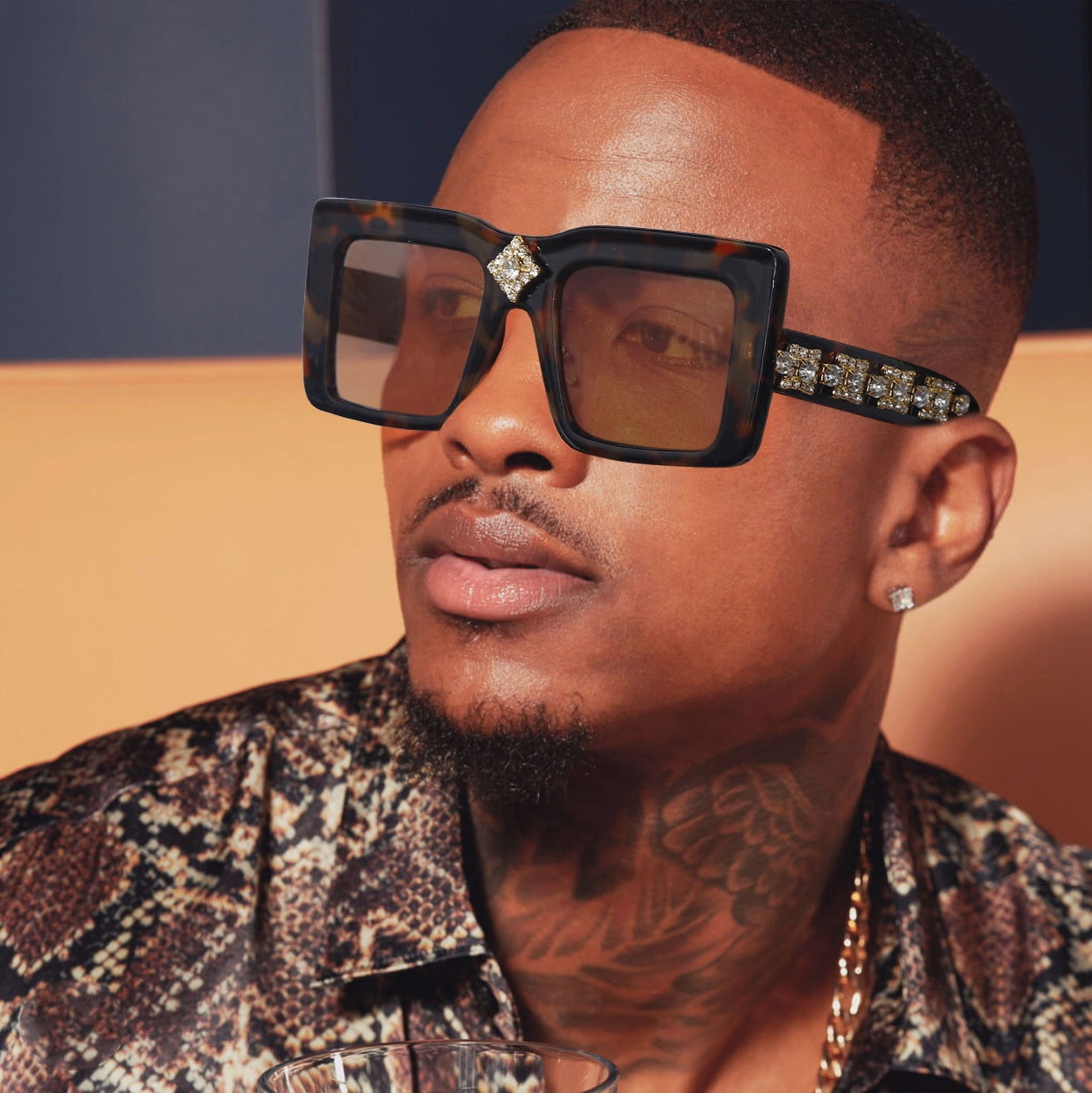 EM Luxury Rhinestone Unisex Sunglasses - ShopEbonyMonique