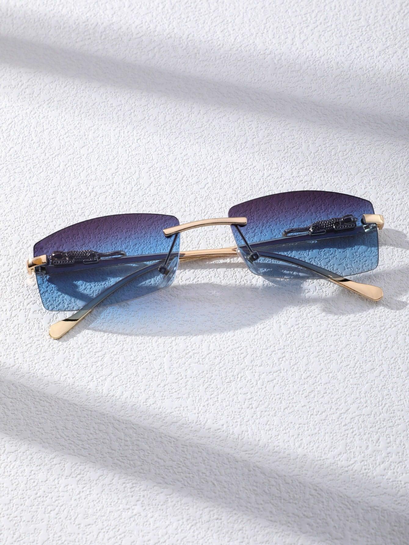 EM Men Square Rimless Fashion Glasses - ShopEbonyMonique