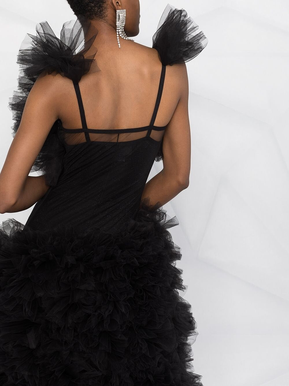 EM Ruffle Strap Tulle Dress - ShopEbonyMonique