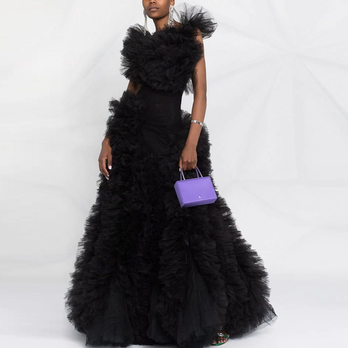 EM Ruffle Strap Tulle Dress - ShopEbonyMonique