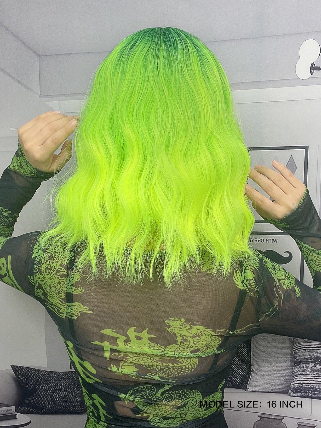 EM Short Curly Synthetic Wig With Bangs - ShopEbonyMonique