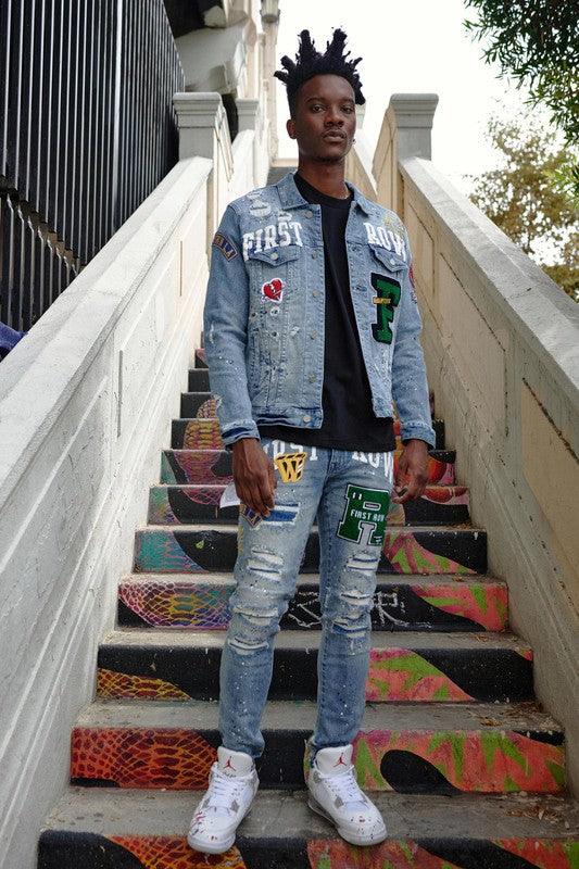 EM Varsity Patch Jacket - ShopEbonyMonique