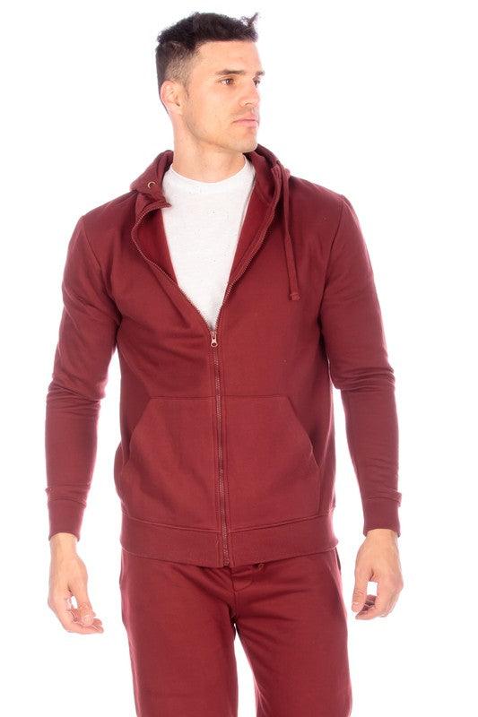 EM  Burgundy Sweatpants - ShopEbonyMonique