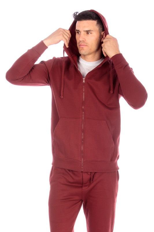 EM  Burgundy Sweatpants - ShopEbonyMonique