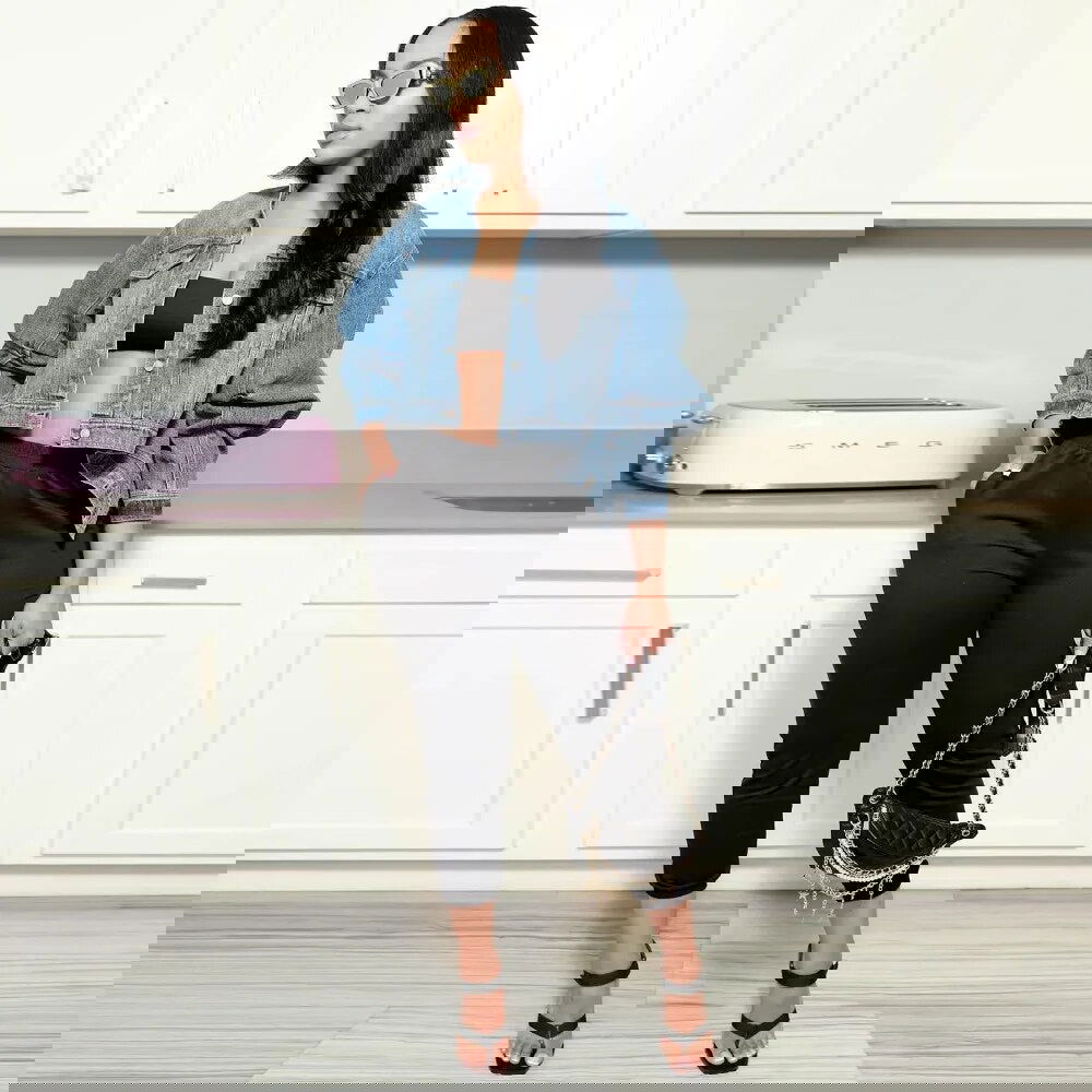 EbonyMonique Blue Vintage Denim Jacket - ShopEbonyMonique