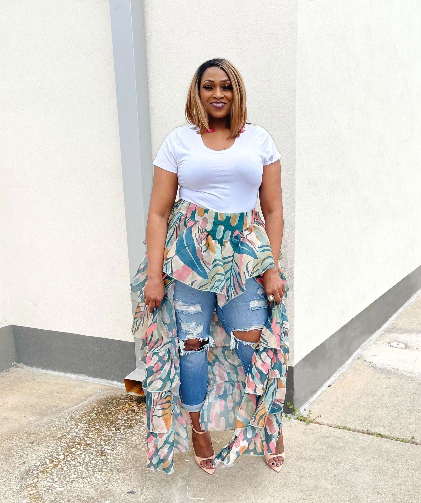 Exposed Leg Skirt - ShopEbonyMonique