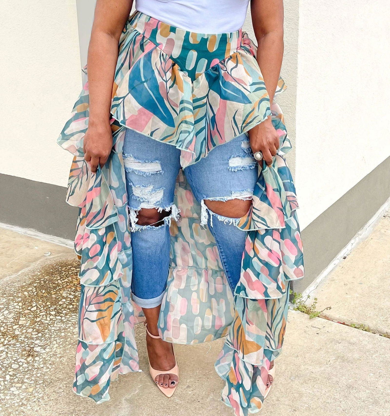 Exposed Leg Skirt - ShopEbonyMonique