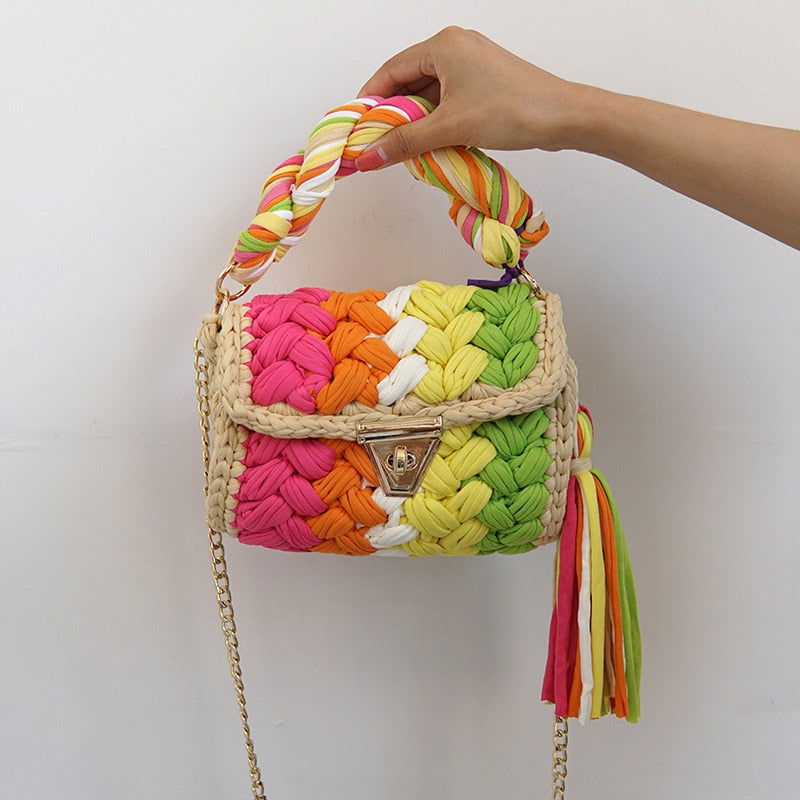 Fashion Knitting Crossbody Bags - ShopEbonyMonique