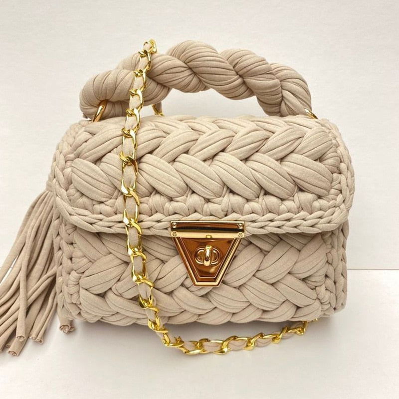 Fashion Knitting Crossbody Bags - ShopEbonyMonique