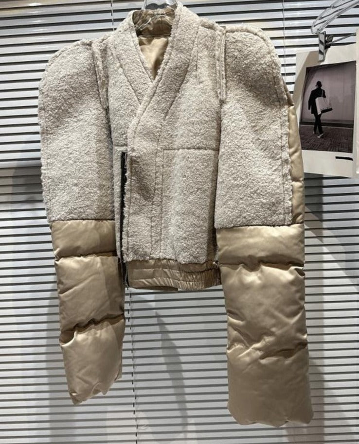 Fashion Patchwork Zipper Jacket - ShopEbonyMonique