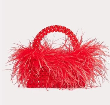 Feather Designer Tote Handbag - ShopEbonyMonique