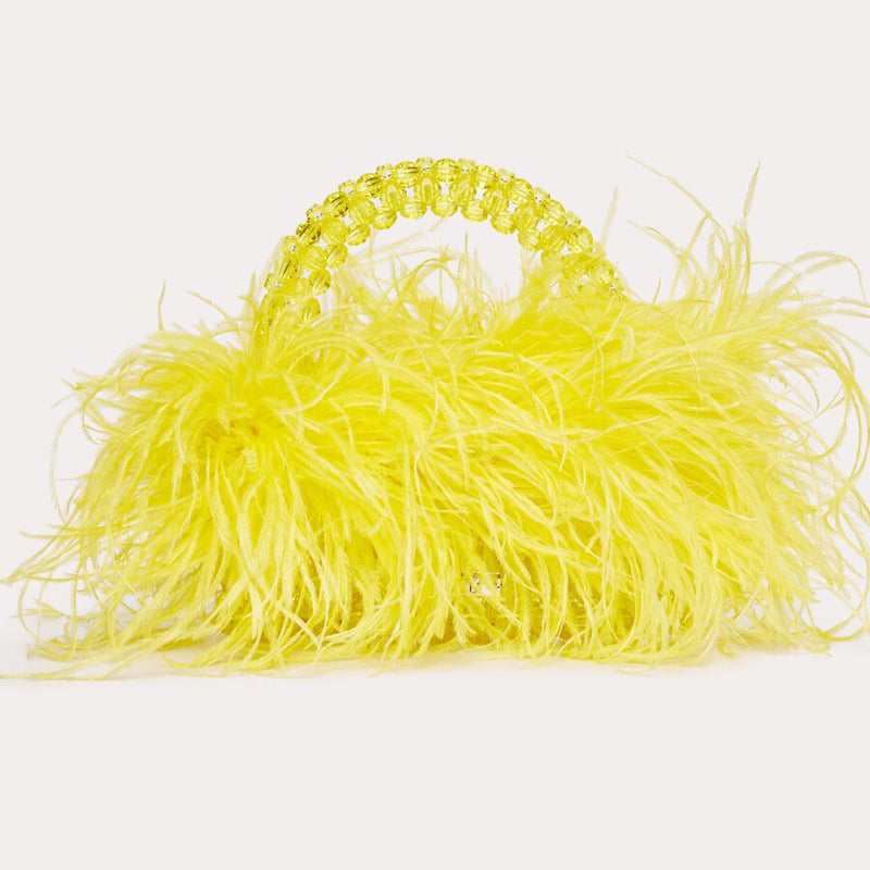 Feather Designer Tote Handbag - ShopEbonyMonique