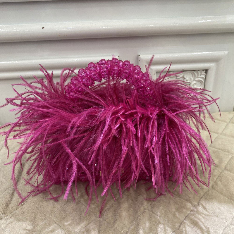 Feather Designer Tote Handbag - ShopEbonyMonique