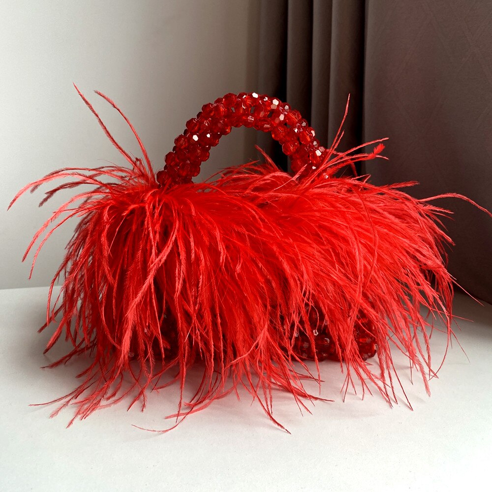 Feather Designer Tote Handbag - ShopEbonyMonique