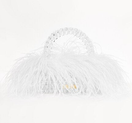 Feather Designer Tote Handbag - ShopEbonyMonique