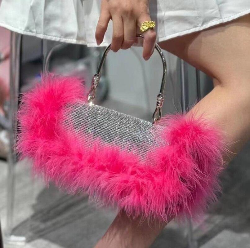 Feather Evening Clutch - ShopEbonyMonique