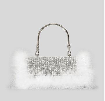 Feather Evening Clutch - ShopEbonyMonique